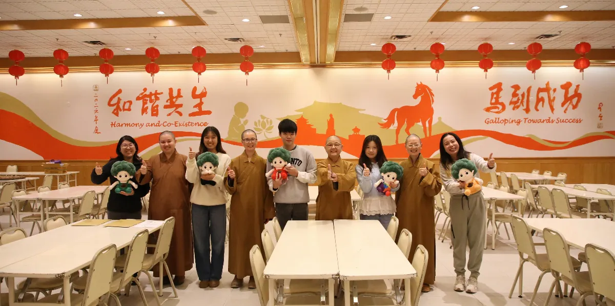Fo Guang University Interns Turn Temple Wall into Lunar New Year Highlight at Fo Guang Shan Toronto